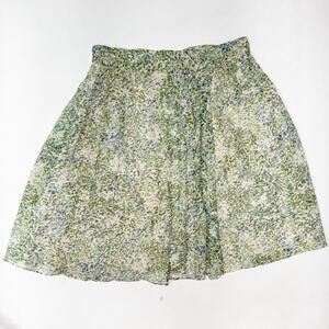 J CREW Silk Floral Skirt